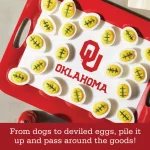 Unbranded University of Oklahoma Sooners Serve 'n Score Party Platter, 16 x 12.5-Inch Melamine Serving Tray thumbnail 4