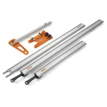 BORA WTX Cutting System 5-Piece Set with 24 in. and 50 in. Clamp Edges, Extension, Rip Handle, and Saw Plate thumbnail 1