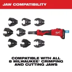 Milwaukee M18 FORCE LOGIC 6-Ton Cordless Utility Crimping Kit with BG-D3 Jaw thumbnail 4