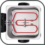 T-fal Triple-Basket Deep Fryer, 4L Capacity, Stainless Steel with Adjustable Thermostat thumbnail 4