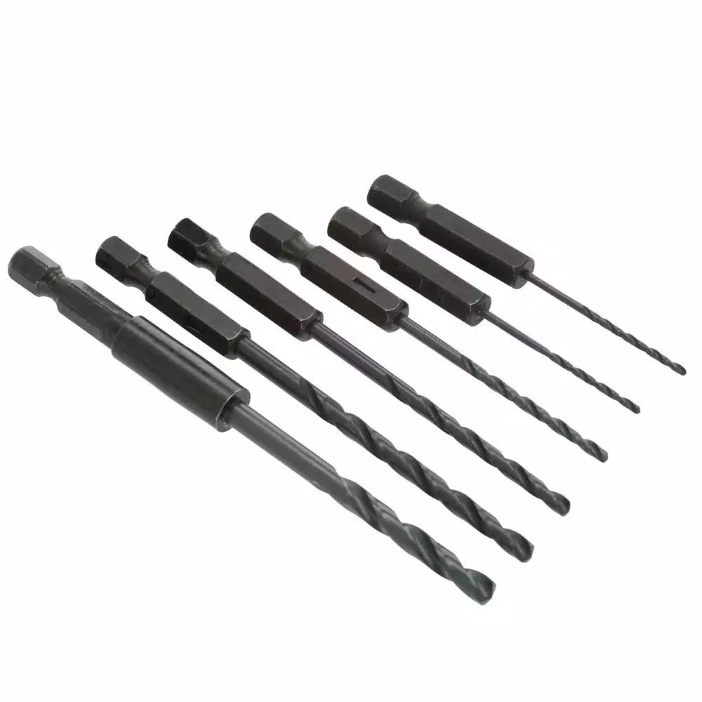 DEWALT 28-Piece Rapid Load Black Oxide Drill Bit Set with Hex-Shank Locking System