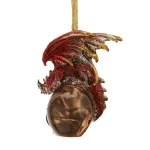 Design Toscano Black Coal Dragon 2016 Limited Edition Holiday Ornament thumbnail 3
