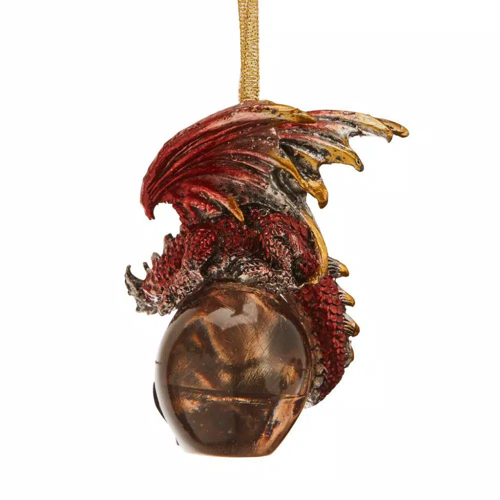Design Toscano Black Coal Dragon 2016 Limited Edition Holiday Ornament