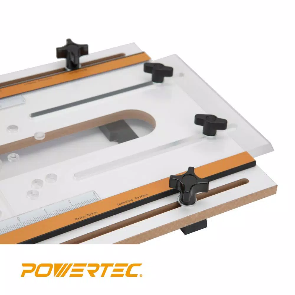 POWERTEC Router Fluting Jig for Custom Moldings and Grooves