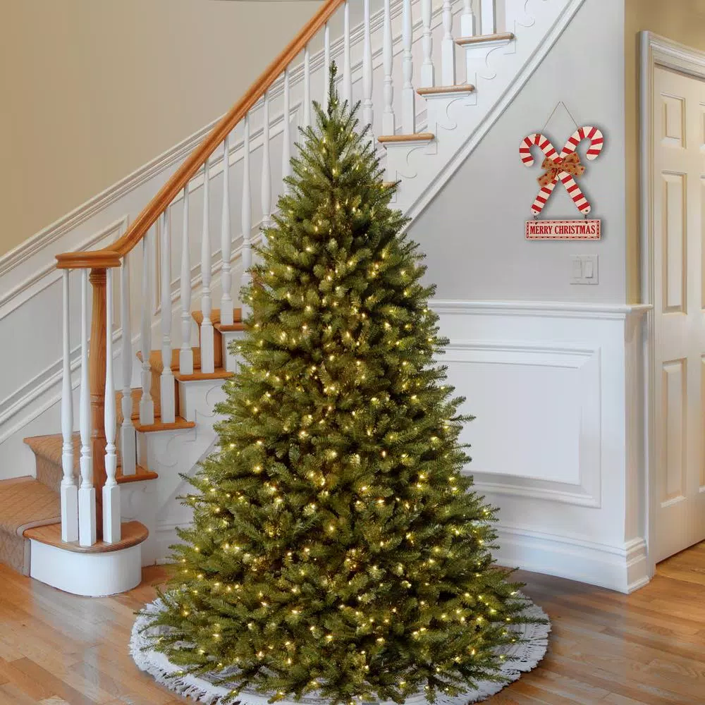 National Tree Company 7.5 ft. Kingswood Fir Artificial Christmas Tree with Dual Color LED Lights and PowerConnect System