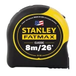 STANLEY FATMAX 26 ft. Tape Measure, Metric and SAE Dual Scale thumbnail 1