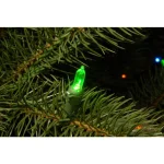 National Tree Company 9 ft. Downswept Douglas Pencil Slim Artificial Christmas Tree with 500 Dual Color LED Lights thumbnail 6