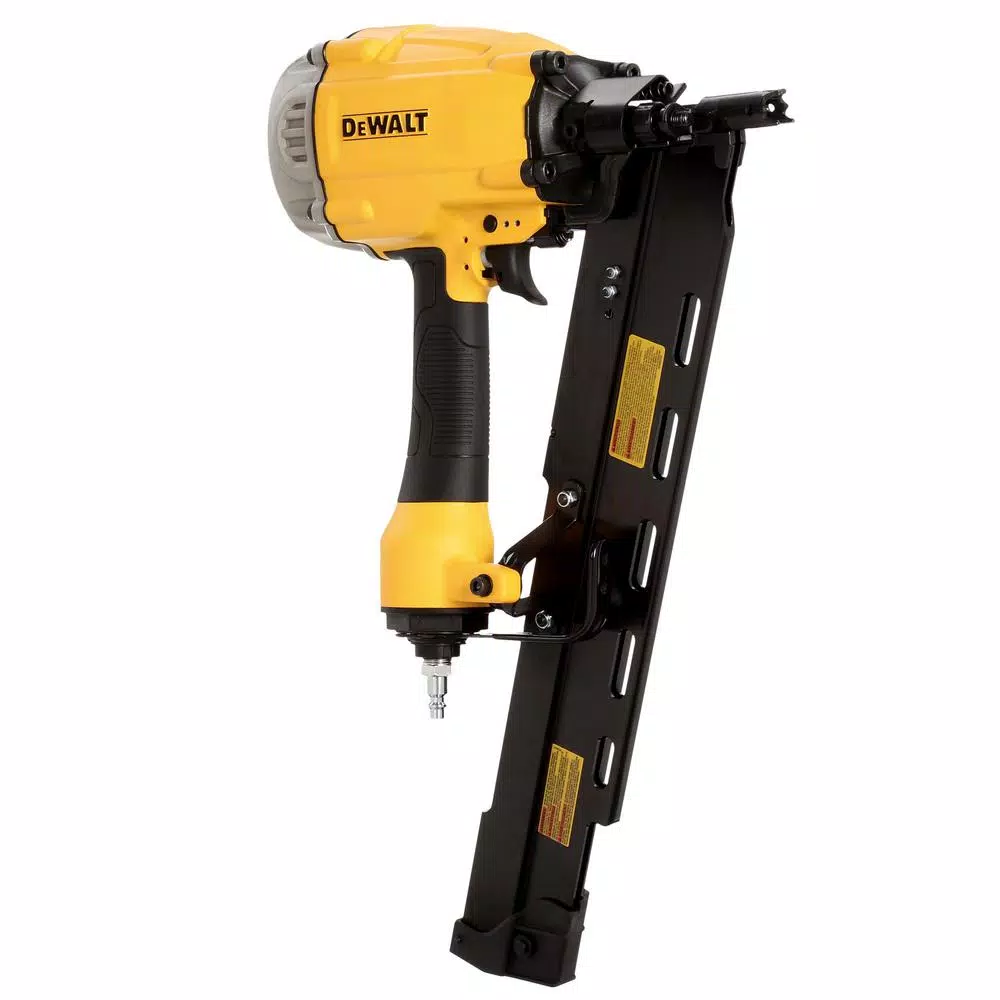 DEWALT DWHS 21-Degree Pneumatic Collated Framing Nailer with 2000-Pack Bonus 3 in. Metal Nails