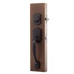 Copper Creek Heritage Tuscan Bronze Handleset with Waverlie Lever Trim thumbnail 2