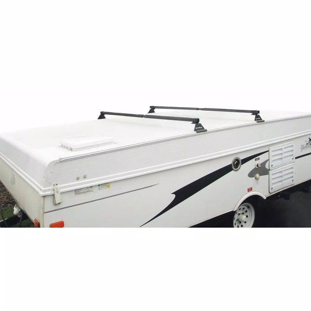 SportRack Heavy-Duty Steel Camp Trailer Roof Rack System, 200 lbs. Capacity