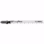 Bosch 4 in. High Carbon Steel T-Shank Jig Saw Blades for Wood, 6 Teeth (5-Pack) thumbnail 1