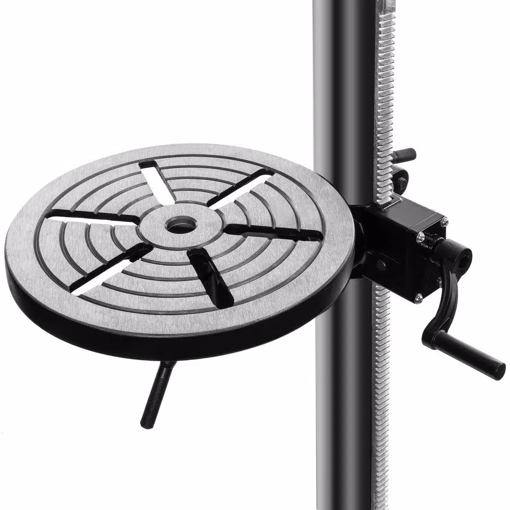 Stark 11 in. 16-Speed Stationary Drill Press with Floor Stand and Laser Light