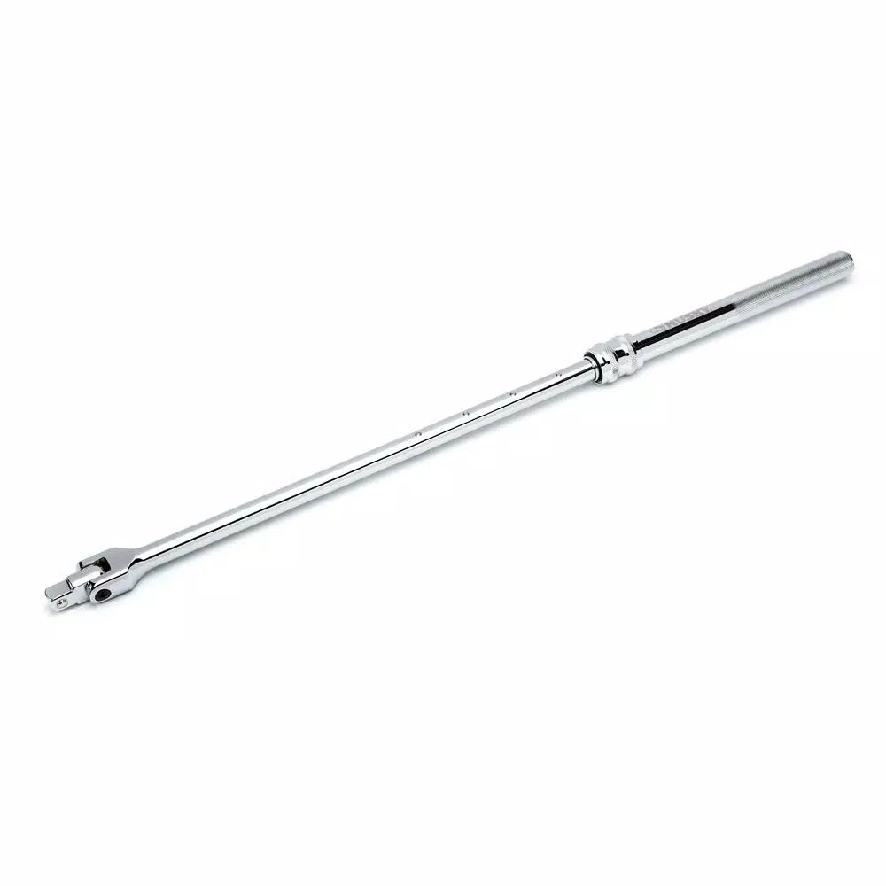 Husky 1/2 in. Drive Extendable Breaker Bar, 18 in. to 24 in.