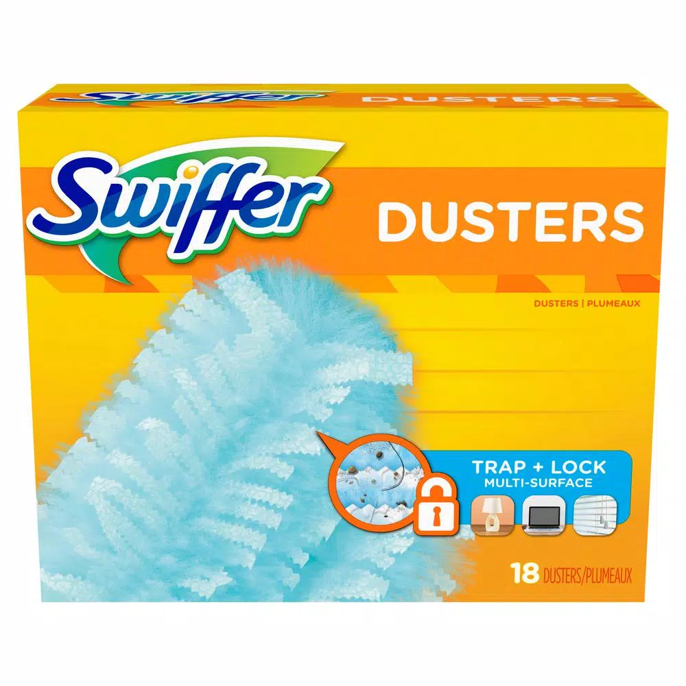 Swiffer 180-Degree Multi-Surface Duster Refills, Unscented, 18-Count (Pack of 4)