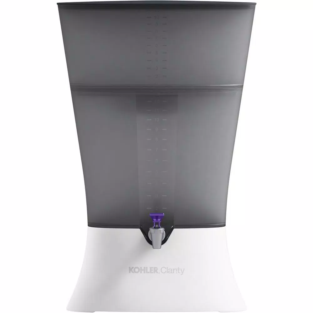 KOHLER Clarity Explore Recreational Gravity-Fed Water Filtration System, Charcoal Ombre