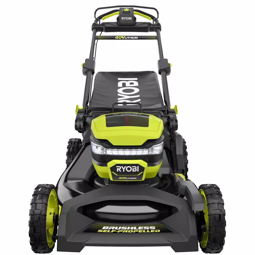 RYOBI 40V 21 in. Brushless Cordless Self-Propelled Lawn Mower with 7.5 Ah Battery and Charger