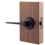Copper Creek Zane Contemporary Black Passage Lever - Modern Interior Door Hardware thumbnail 4
