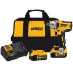 DEWALT 20V MAX XR 1/2 in. Brushless Mid-Range Impact Wrench Kit with (2) 5.0Ah Batteries thumbnail 1