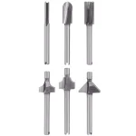 Dremel Plunge Router Attachment with 6-Piece High-Speed Steel Router Bit Set for Woodworking thumbnail 3