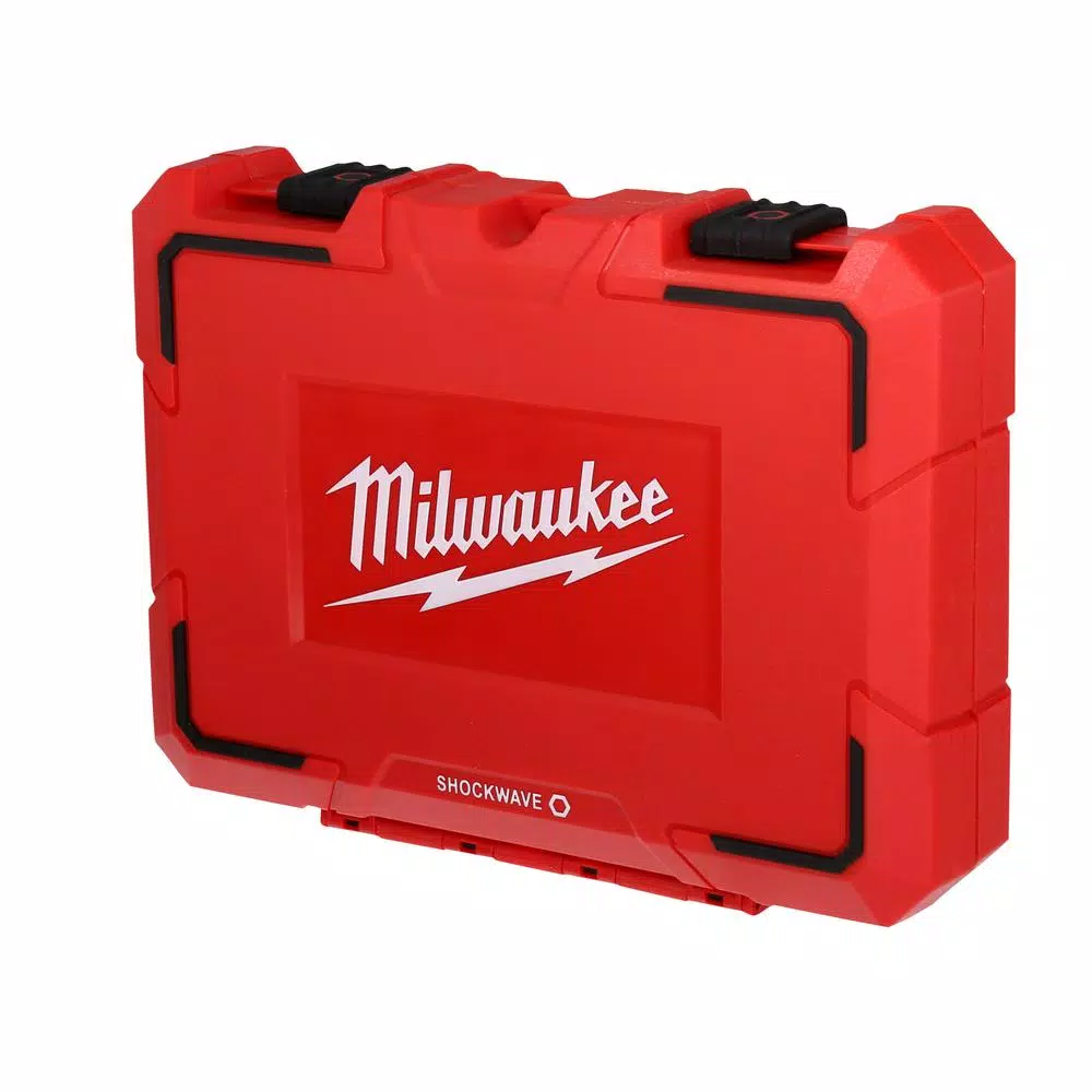 Milwaukee Shockwave 1/2 in. Drive SAE Impact Duty Deep Well Socket Set, 9-Piece