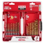 Milwaukee SHOCKWAVE Impact Duty Titanium Drill Bit Set, 46-Piece (Two 23-Piece Sets) thumbnail 5