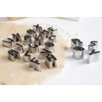 Fox Run 26-Piece Alphabet Cookie Cutter Set - Stainless Steel Letter Cutters thumbnail 2