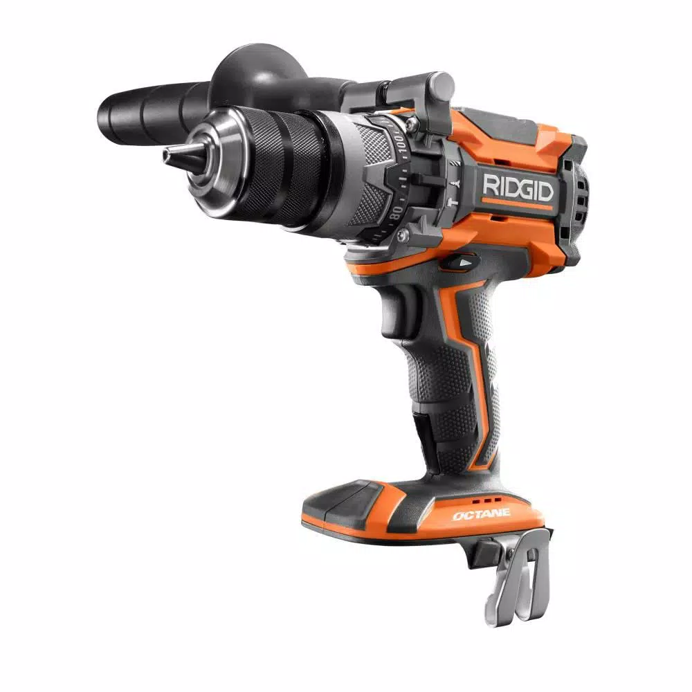 RIDGID 18V OCTANE Brushless 1/2 in. Cordless Hammer Drill/Driver (Tool Only)