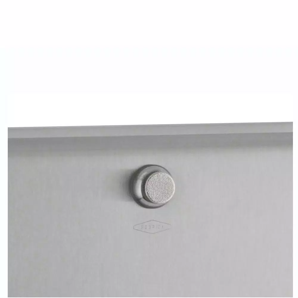 BOBRICK Satin Stainless Steel Paper Towel Dispenser, Wall-Mounted, 200 C-Fold or 275 Multi-Fold Capacity