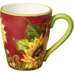 Certified International Sunset Sunflower 16-Piece Ceramic Dinnerware Set, Service for 4 thumbnail 6