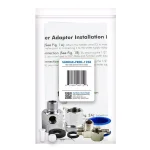 APEC Water Systems Standard Feed Water Adapter for 1/2 in. and 3/8 in. Pipes, Reverse Osmosis Water Filter System Connector thumbnail 3