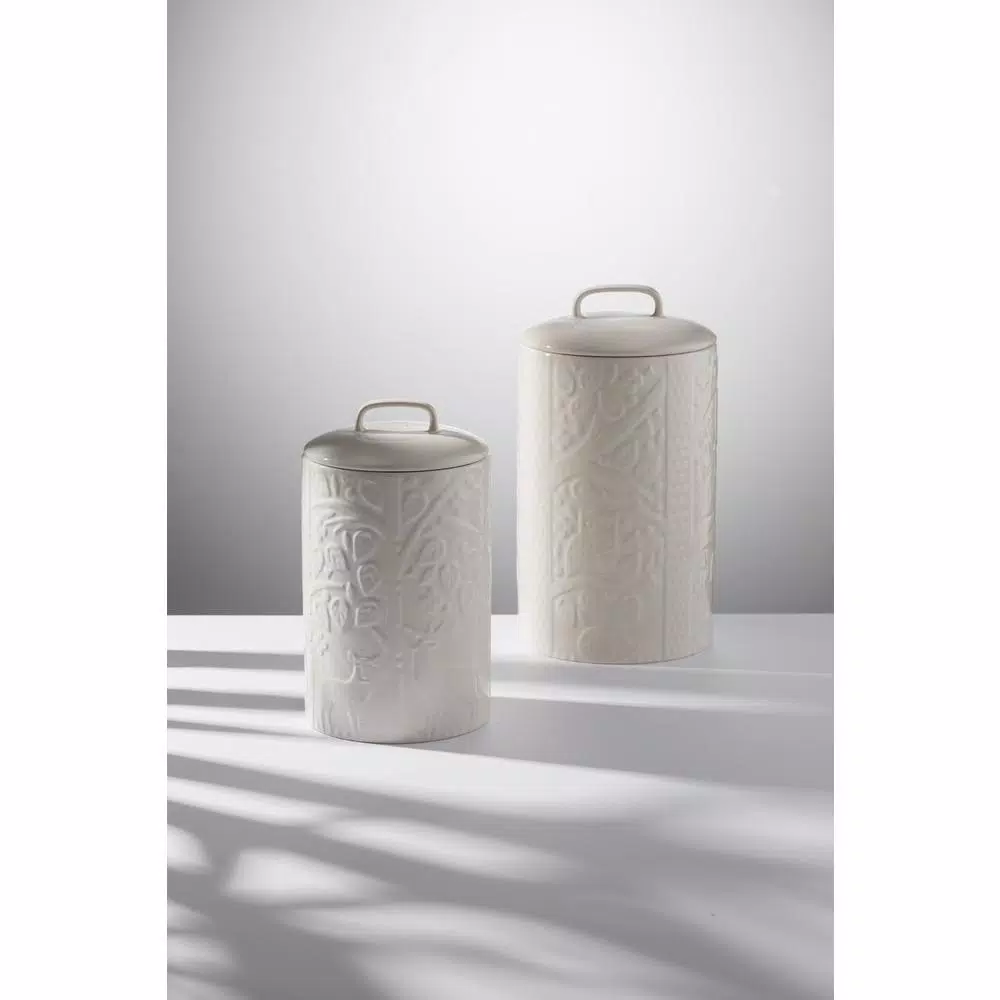 Mason Cash In the Forest Ceramic Sugar Jar, 90 fl oz, Cream