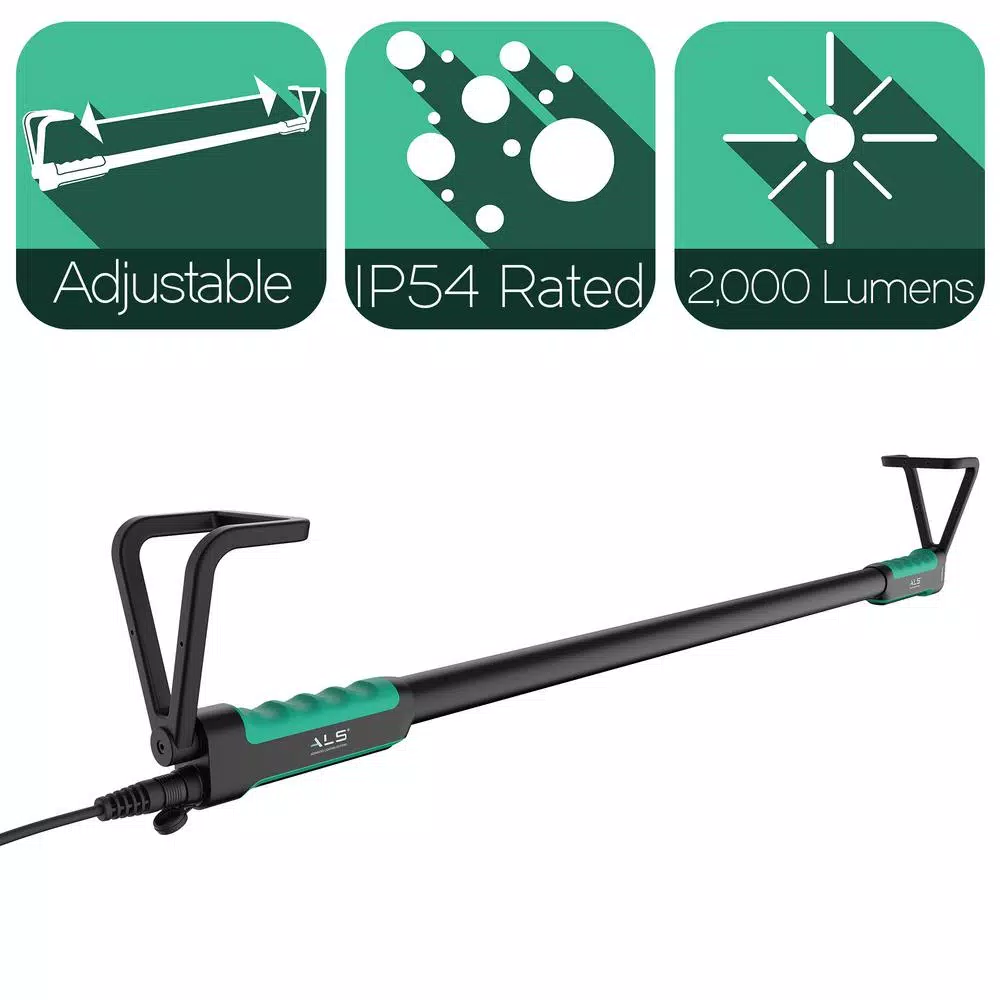 Advanced Lighting Systems ALS 2000 Lumens Rechargeable LED Extendable Under Hood Work Light