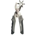 General Tools Heavy Duty Revolving Hole Punch Pliers with 6 Sizes thumbnail 1