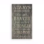 P Graham Dunn Always Remember Inspirational Quote Wood Pallet Sign - Rustic Farmhouse Wall Decor thumbnail 1