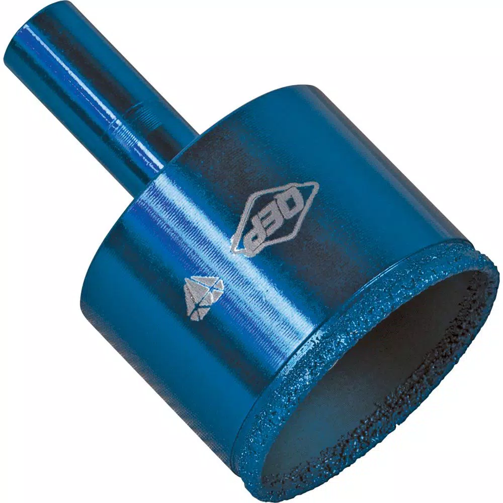 QEP 1-3/8 in. Diamond Hole Saw for Porcelain, Ceramic, and Glass Tiles - Wet/Dry