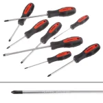 Stalwart 8-Piece Magnetic Tip Screwdriver Set, Phillips and Slotted Chrome Vanadium Steel thumbnail 3