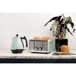 Haden Cotswold 4-Slice Wide Slot Retro Toaster, 1500W, Sage Green thumbnail 6