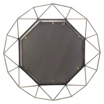 Stonebriar Collection Stonebriar Antique Gold Geometric Art Deco Wall Mirror, 30 in. thumbnail 4