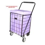 Easy Wheels Deluxe Jumbo Hooded Carrier Liner - Lilac Purple thumbnail 2