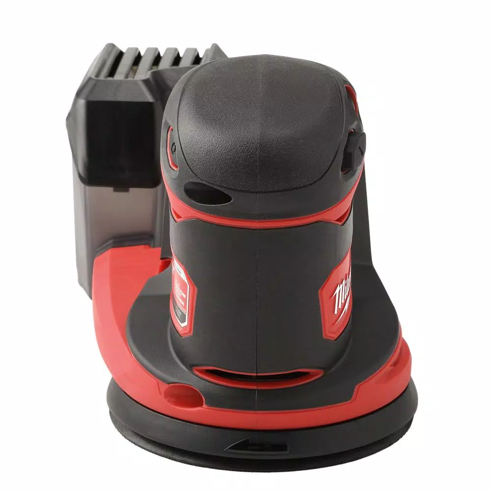 Milwaukee M18 18V Lithium-Ion Cordless 5 in. Random Orbit Sander Kit with 5.0 Ah Battery and Charger