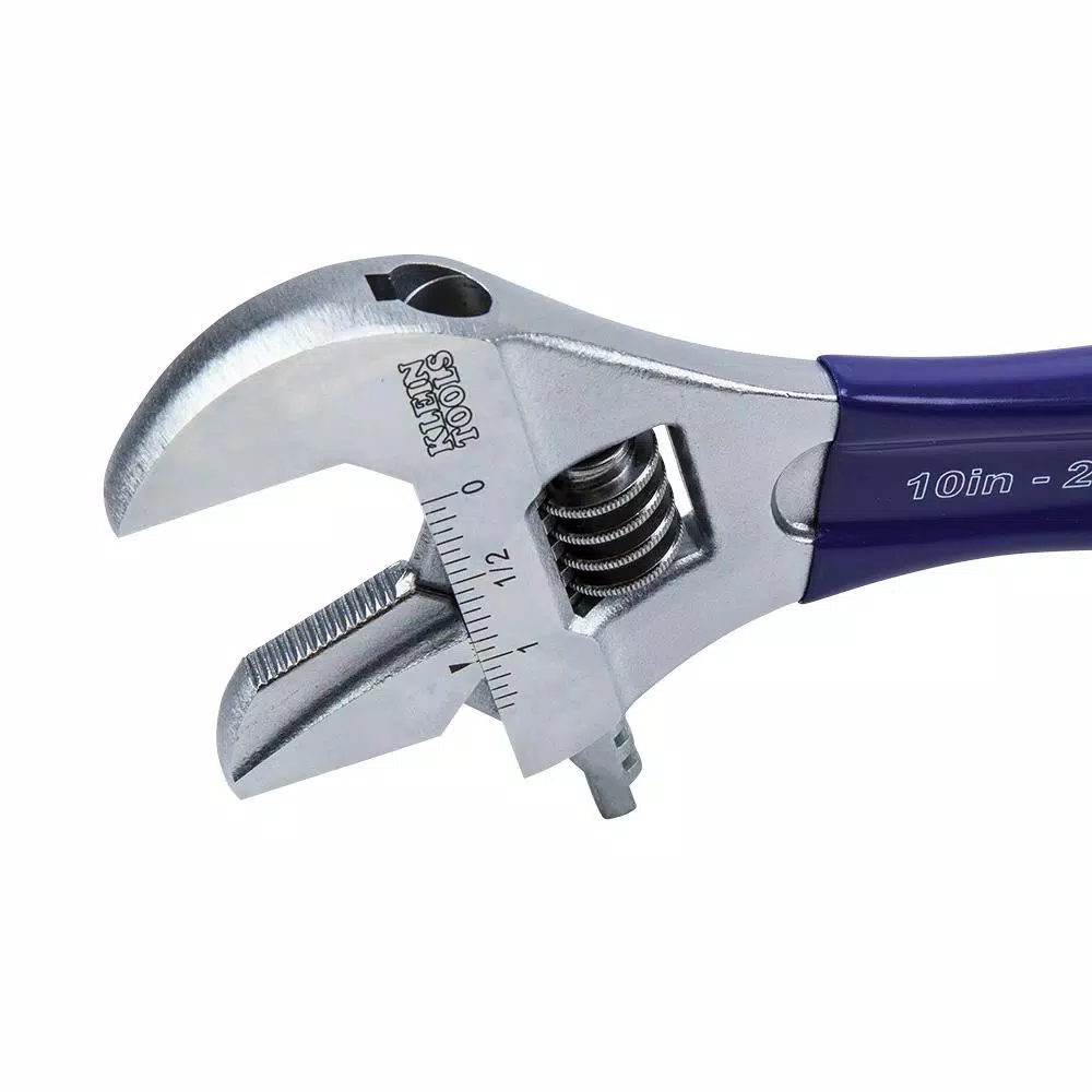 Klein Tools 10 in. Reversible Jaw 2-in-1 Adjustable and Pipe Wrench