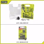 RYOBI 68-Piece Multi-Material Drill and Drive Kit with Bonus 8-Piece Impact Rated Driving Set thumbnail 3