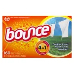 Bounce Outdoor Fresh Scent Fabric Softener Dryer Sheets, 160-Count (6-Pack) thumbnail 4
