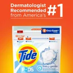 Tide PODS Free and Gentle Unscented Laundry Detergent Pods, 20-Count (6-Pack) thumbnail 8