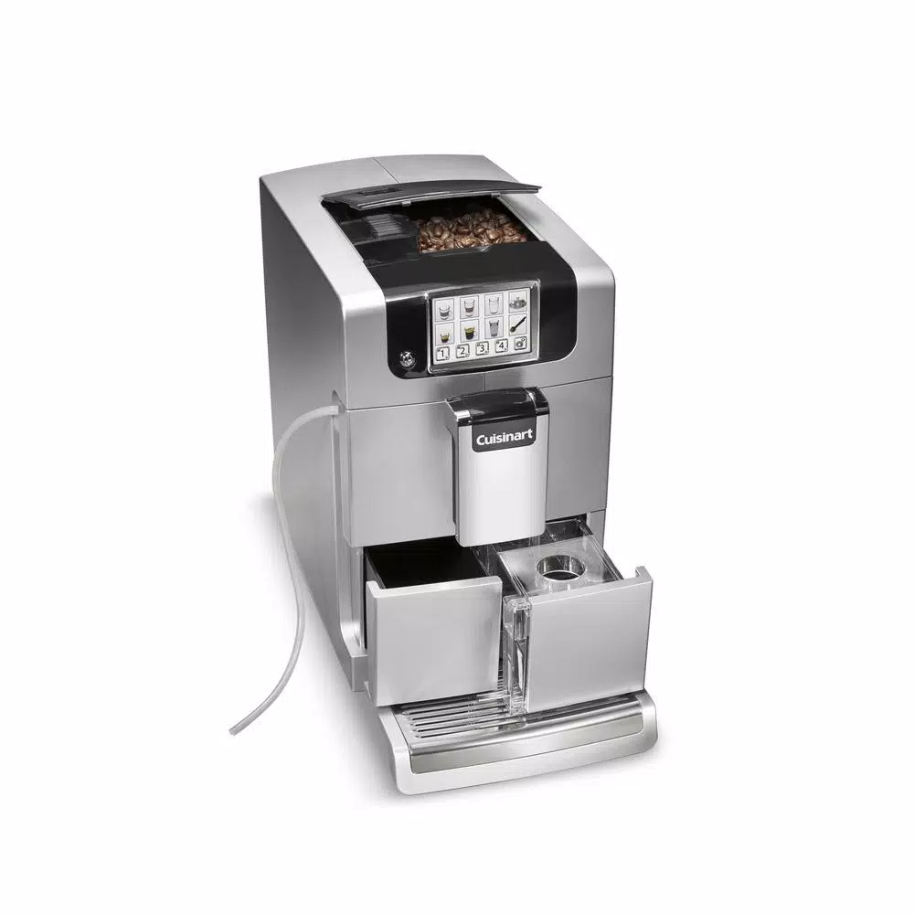 Cuisinart EM-1000 Fully Automatic Espresso Machine with Integrated Grinder, 5-Cup Capacity