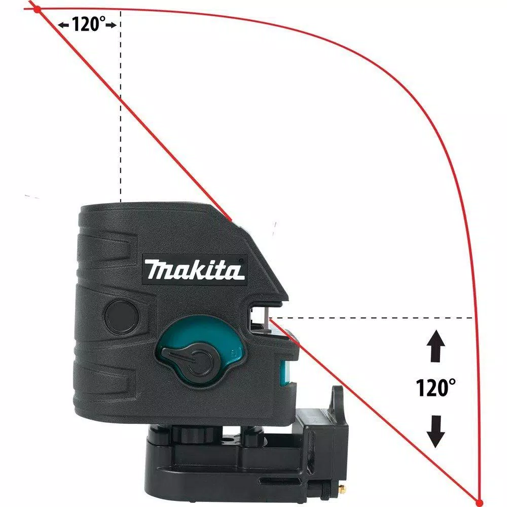 Makita SK104Z Self-Leveling Cross-Line Laser Level, Red