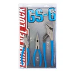 CHANNELLOCK GS-6 3-Piece Plier Set: Tongue & Groove, Long Nose, and XLT Diagonal Cutting Pliers thumbnail 2