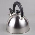 Creative Home Simplicity 6-Cup Brushed Stainless Steel Stovetop Tea Kettle with Whistle thumbnail 5