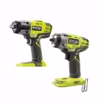 RYOBI 18V ONE+ Cordless 3-Speed Impact Wrench Combo Kit (1/2 in. and 3/8 in.) thumbnail 1