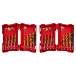 Milwaukee SHOCKWAVE Impact Duty Titanium Drill Bit Set, 46-Piece (Two 23-Piece Sets) thumbnail 1